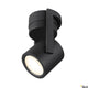 Oculus LED Wand- & Deckenaufbauleuchte Dim-To-Warm in Schwarz, ideal für Akzentbeleuchtung.