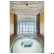 Oculus XS LED surface-mounted ceiling light Dim-To-Warm in a modern interior with an elegant atmosphere.