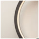 Detailansicht der One 40 Wandlampe Dali 3000 & 4000K Schwarz mit eleganten Lichtakzenten.