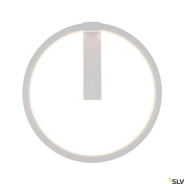 One 40 wall lamp Dali 3000-4000K white. Modern, round LED ceiling lamp in white.