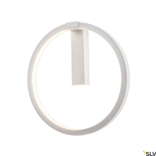 One 40 wall lamp Dali 3000-4000K white in an elegant circular shape with warm light.