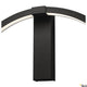 One 60 Wandlampe Dali 3000/4000K Schwarz - elegante schwarz Wandlampe mit geschwungenem Design.