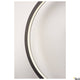 One 60 Wandlampe Dali 3000/4000K Schwarz an einer Wand montiert, stilvolles Design in Schwarz.