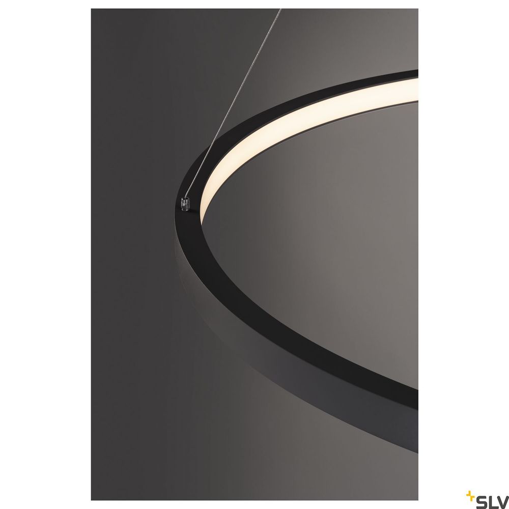 Pendellampe One 80 Dali in Schwarz, dimmbares Licht 3000-4000K für elegantes Wohnen.