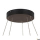 One LED Pendelleuchte Double Dali Up&Down - Deckenmontage mit schwarzem Montageplatten-Design