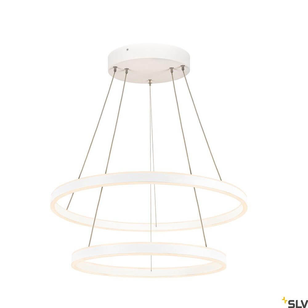 One LED Pendelleuchte Double Dali Up&Down in modernem Design mit doppeltem Ring.