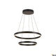 One LED Pendelleuchte Double Phase Up&Down in modernem Design mit doppeltem Ring und elegantem Finish.