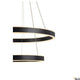 One LED Pendelleuchte Double Phase Up&Down in modernem Design mit zwei runden Elementen.