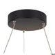 Decke der One LED Pendelleuchte Up&Down Phase mit Kabeln in modernem Design.