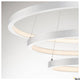 One Triple Pendellampe Dali 3000/4000K Weiß - moderne Hängeleuchte mit elegantem Design und warmem Licht.