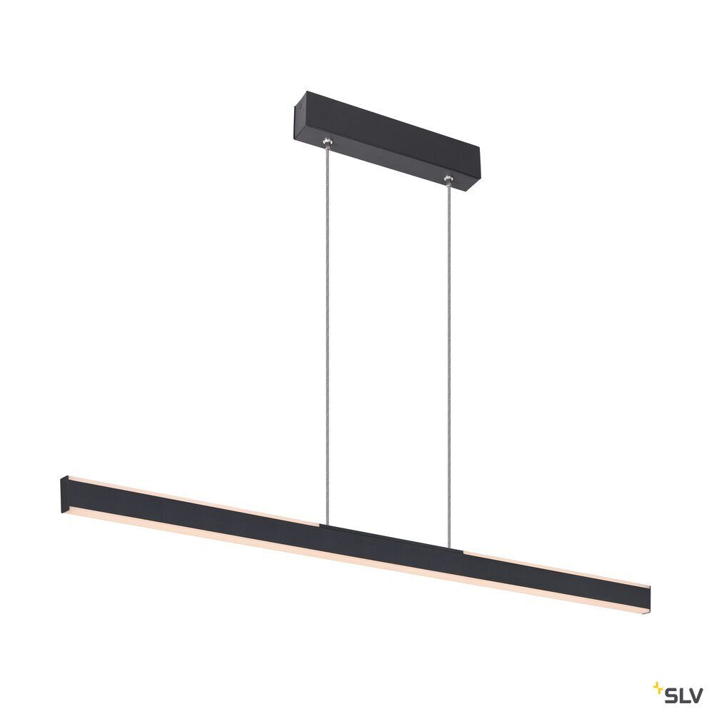 One Up&Down LED Pendelleuchte Linear 100 in Schwarz, moderne Leuchte für Gastronomie und Wohnräume, hohe Farbwiedergabe.