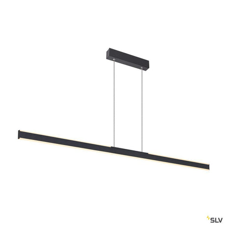 Moderne One Up&Down LED Pendelleuchte Linear 100 Phase von SLV, elegant und für Gastronomie oder Wohnräume geeignet.