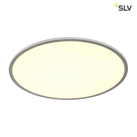 Candeeiro de teto de superfície LED redondo Panel 60 cinzento prateado 4000K