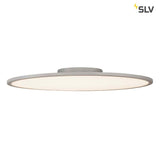 Panel 60 redondo LED plafón de superficie gris plata 3000K
