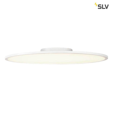 Panel 60 Rund LED Deckenaufbauleuchte Weiß 4000K mit homogenem Licht und modernem Design.