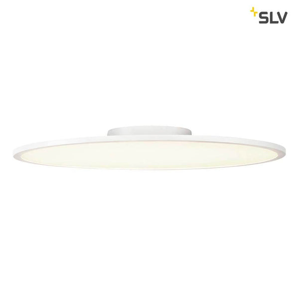 Panel 60 Rund LED Deckenaufbauleuchte Weiß 4000K mit homogenem Licht und modernem Design.