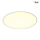 Panel 60 Rund LED Deckenaufbauleuchte Weiß 4000K in runder Form mit homogener Beleuchtung.