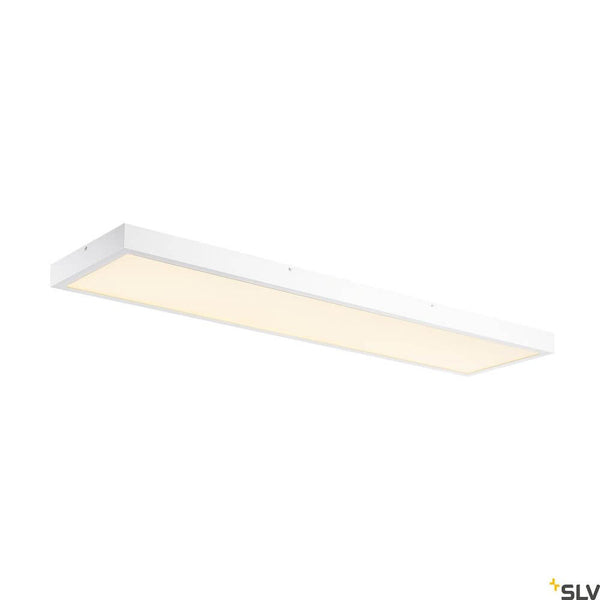 Panel Dali Cl 3000K Weiß ultraflache LED-Deckenleuchte in Weiß, rechteckig, 119,5 x 29,5 cm, blendfrei