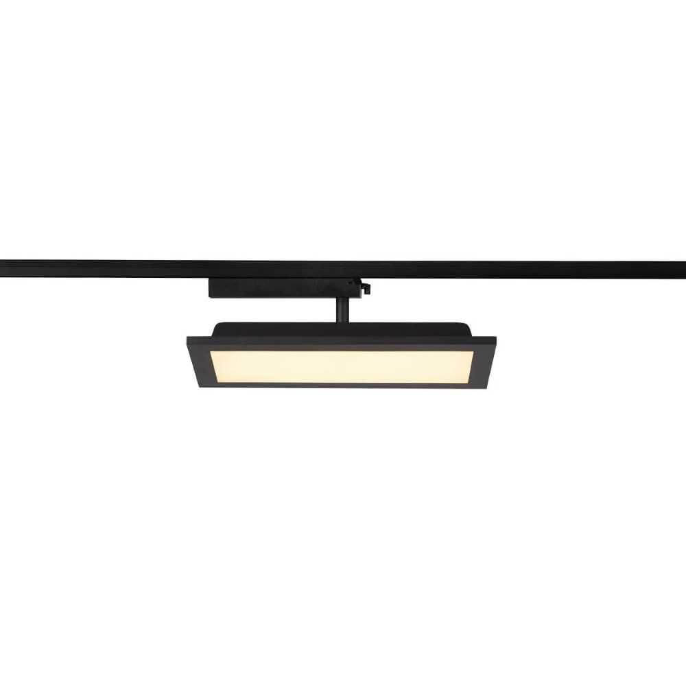 Panel LED 1-Phasen Spot Track 15x30cm auf einer Schiene im modernen Design, energiesparend und langlebig.