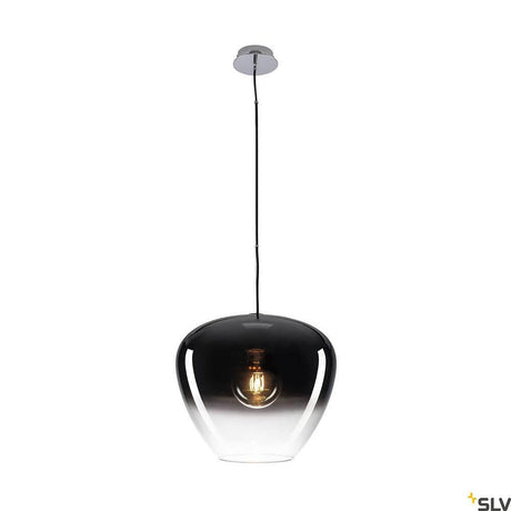 Pantilo Convex pendant light chrome with chrome-plated glass and innovative design for stylish lighting.