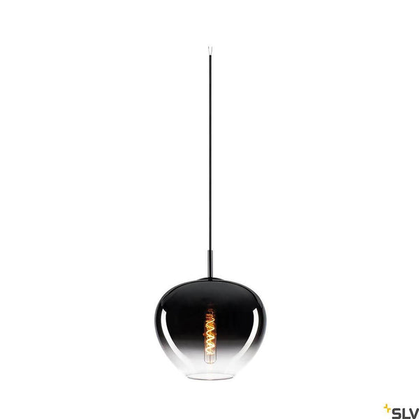 Suspension Pantilo Convex Chrome en verre chromé avec un design suspendu.