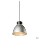 Para Dome Pendelleuchte in Aluminium, ideal für industrielle Hallenbeleuchtung.