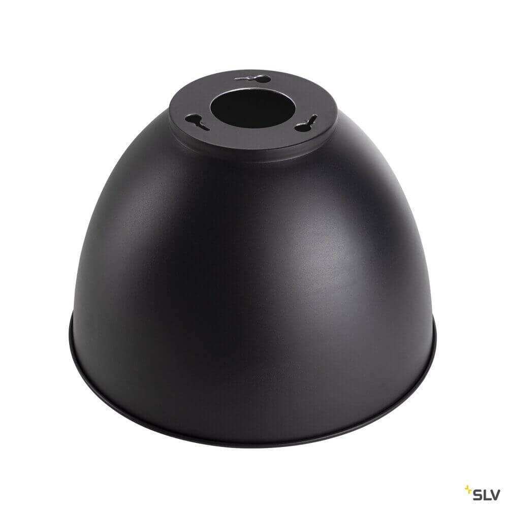 Para Dome Schirm aus schwarzem Aluminium für die PARA DOME Pendelleuchte.