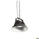 Para Flac Pendellampe Dali Schwarz 4000K in Schwarz mit Kette und LED-Beleuchtung