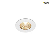 Patta-I LED Outdoor recessed light round IP65 white - innovative ceiling light with dim-to-warm LED for outdoor use.