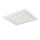 Pavano 600 Decken-Einbaulampe Weiß 3000K mit quadratischem Design und energiesparendem Licht.