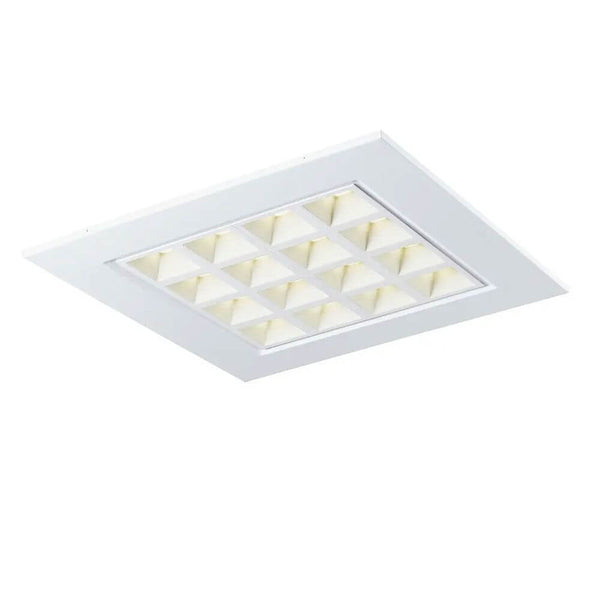 Pavano 600 Deckenleuchte Weiß 4000K, moderne weiße LED-Deckenleuchte mit quadratischem Design