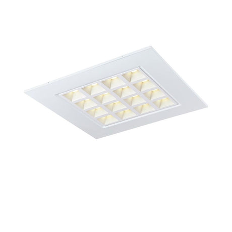 Pavano 620 Deckenleuchte in Weiß mit 3000K Lichtfarbe, quadratisches Design, ideal für moderne Innenräume.