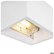 Plastra Qt-De12 Wandlampe Weiß mit schickem, modernem Design und sanfter Beleuchtung.