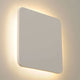 Plastra Square LED Wandleuchte 3000K Gips