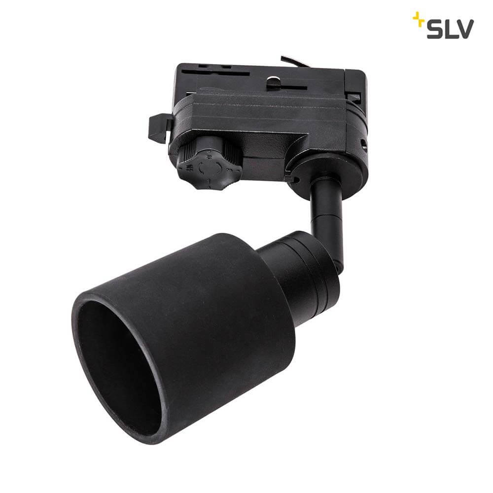 Puri Track QPAR51 Schwarz inkl. 3P.-Adapter für Hochvoltstrahler mit GU10 Sockel