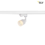 Puri Track QPAR51 White incl. 3-phase adapter Rotatable and swiveling mains voltage spotlight for 3-phase mains voltage track