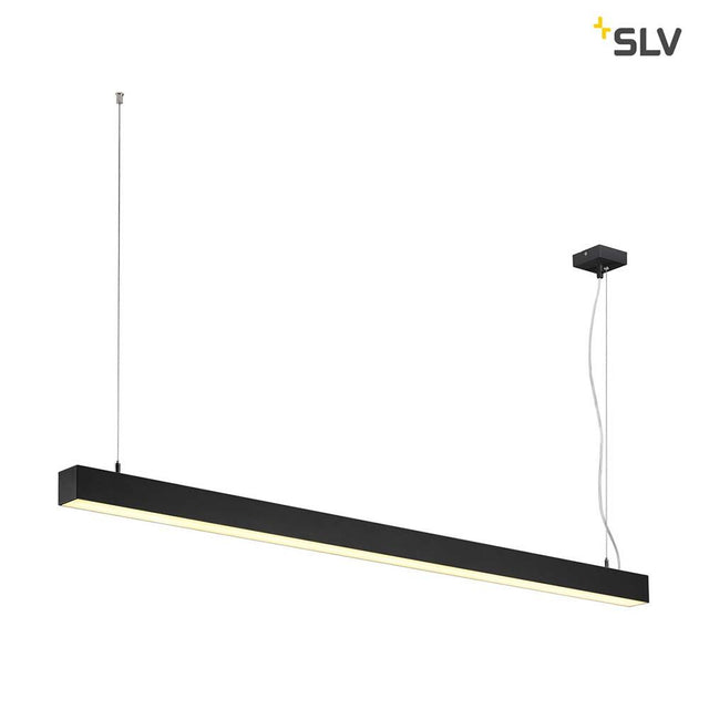 Q-Line Dali Single LED Pendelleuchte Dimmbar Schwarz  SLV   