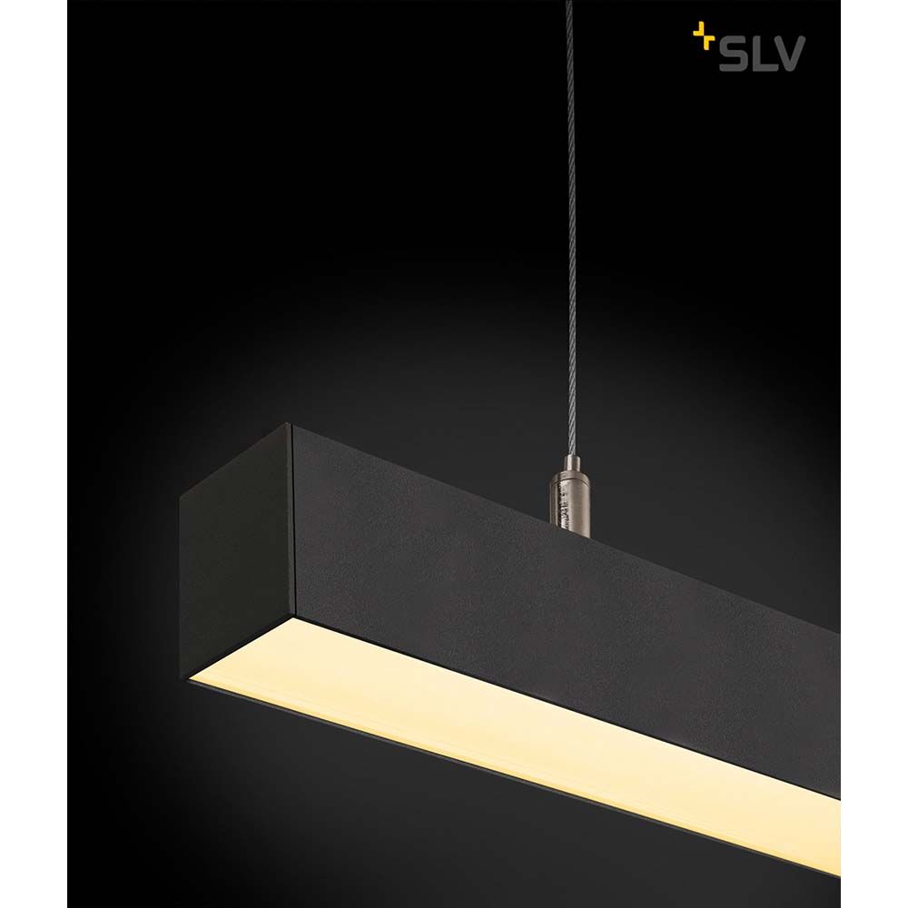 Q-Line Dali Single LED Pendelleuchte Dimmbar Schwarz