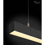 Q-line dali enkele led hanger lamp dimable zwart