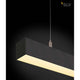 Q-Line Dali Pendelleuchte in Schwarz mit warmweißen LEDs und Dimmfunktion, moderne Lichtlösung für jeden Raum.