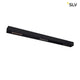 Q-Line LED Deckenaufbauleuchte 1m Schwarz 3000K (1)