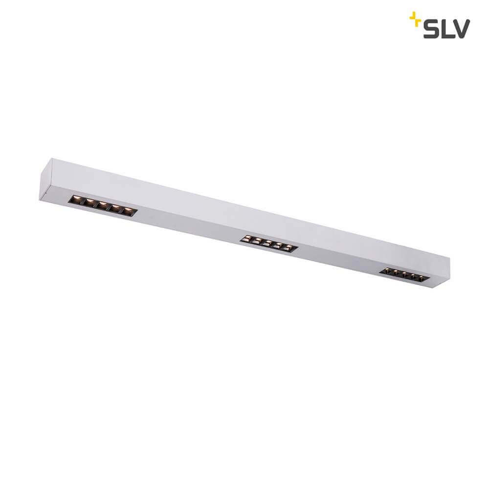 Q-Line LED Deckenaufbauleuchte 1m Silber 3000K
