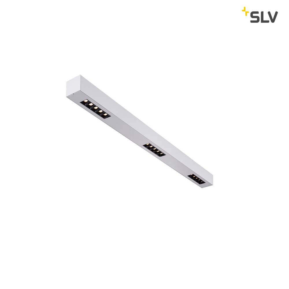 Q-Line LED Deckenaufbauleuchte 1m Silber 3000K