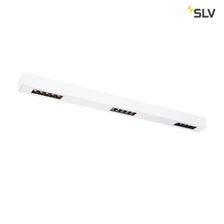 Q-Line LED Deckenaufbauleuchte 1m Weiß 3000K, schlanke SLV Deckenleuchte mit warmweißem Licht und drei Lichtaustritten