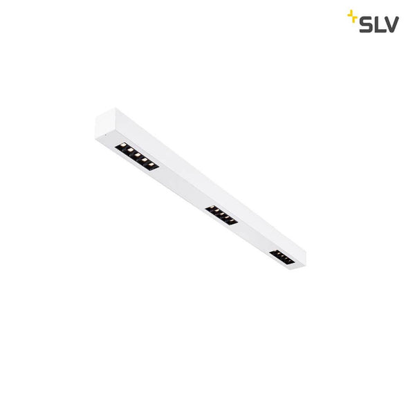Q-Line LED Deckenaufbauleuchte 1m Weiß 3000K schlanke SLV Deckenleuchte für warmweißes Innenlicht