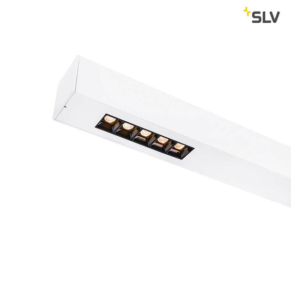 Q-Line LED Deckenaufbauleuchte 1m Weiß 3000K für gleichmäßige, warmweiße Innenbeleuchtung