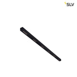 Q-Line Plafón LED de superficie 2m negro 3000K