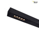 Q-Line LED Deckenaufbauleuchte 2m Schwarz 3000K mit moderner LED-Technologie und elegantem Design.