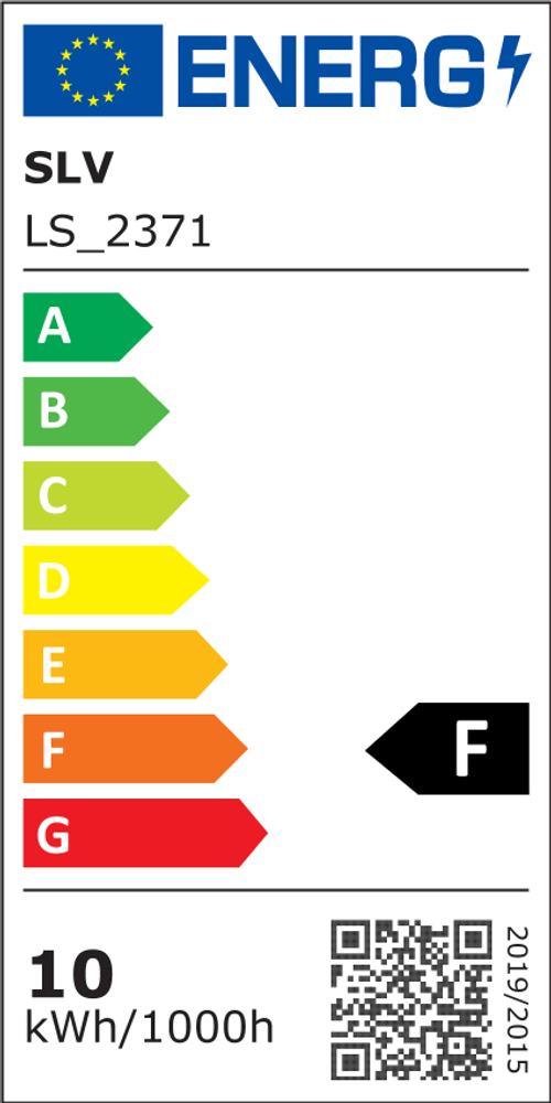 Q-ledet LED-loftslampe 2m sølv 3000K