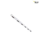 Q-Line LED Deckenaufbauleuchte 2m Silber 3000K mit stilvollem weißen Gehäuse und hoher Leuchtdichte